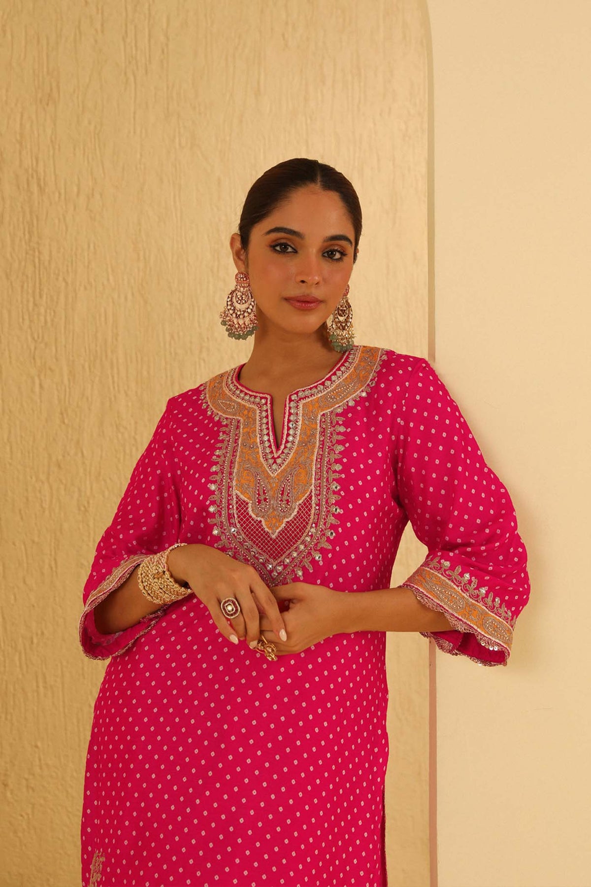 Kaira - Hotpink Kurta with Salwar (Lxrts)