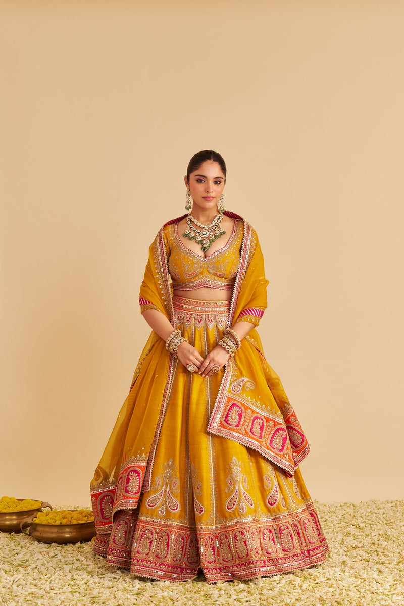 AMARA - MUSTARD LEHENGA (Lxrts)