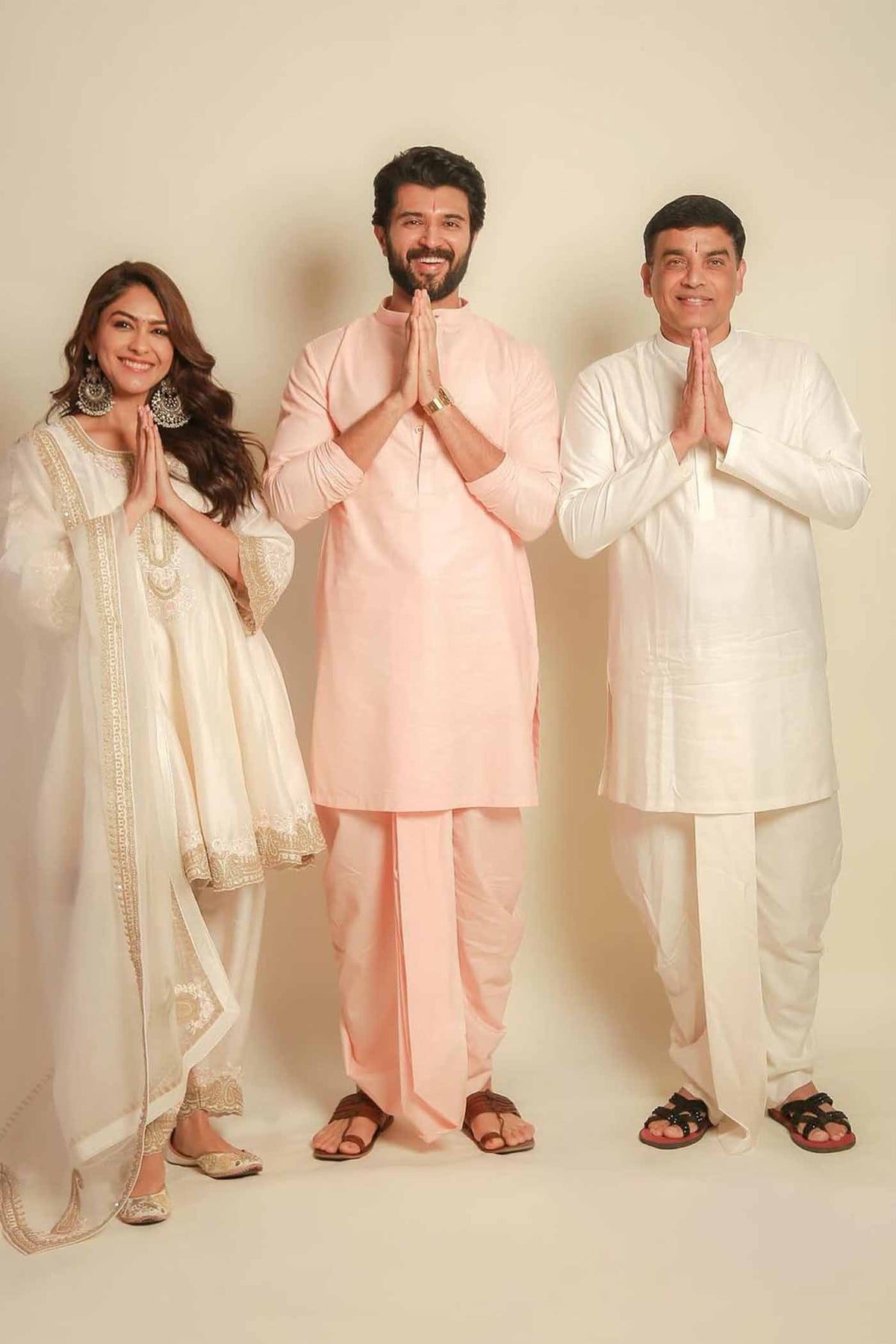 Faria - Daisy Ivory Short Anarkali with Chooridaar and Dupatta