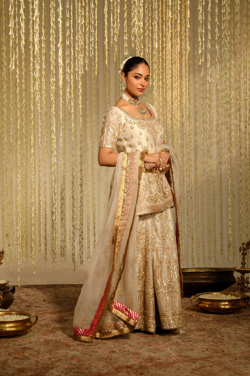 MAZNEEN - DAISY IVORY SHARARA