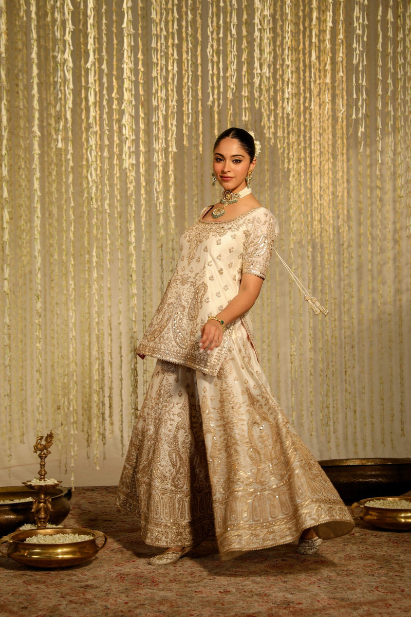 MAZNEEN - DAISY IVORY SHARARA