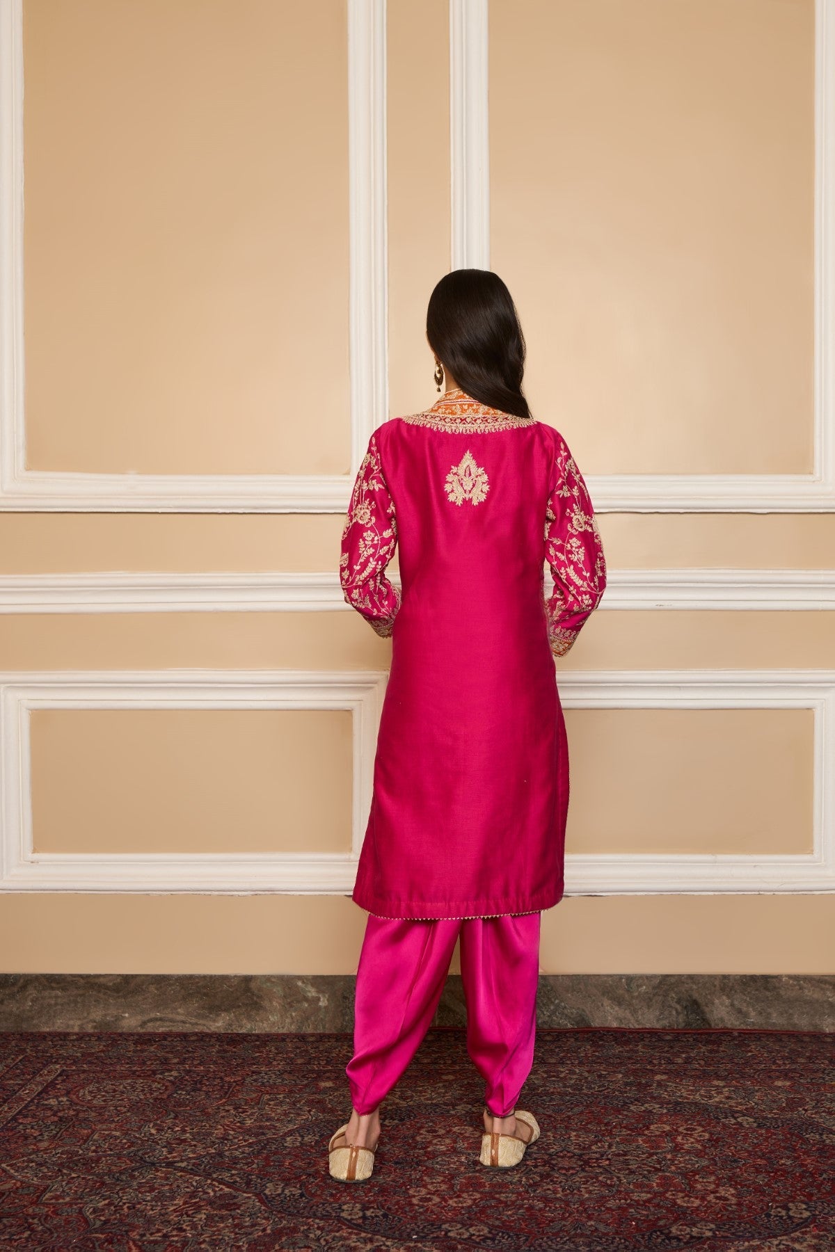 Ankita Rai In MEHNOOR - Rani Hotpink KURTA WITH DHOTI