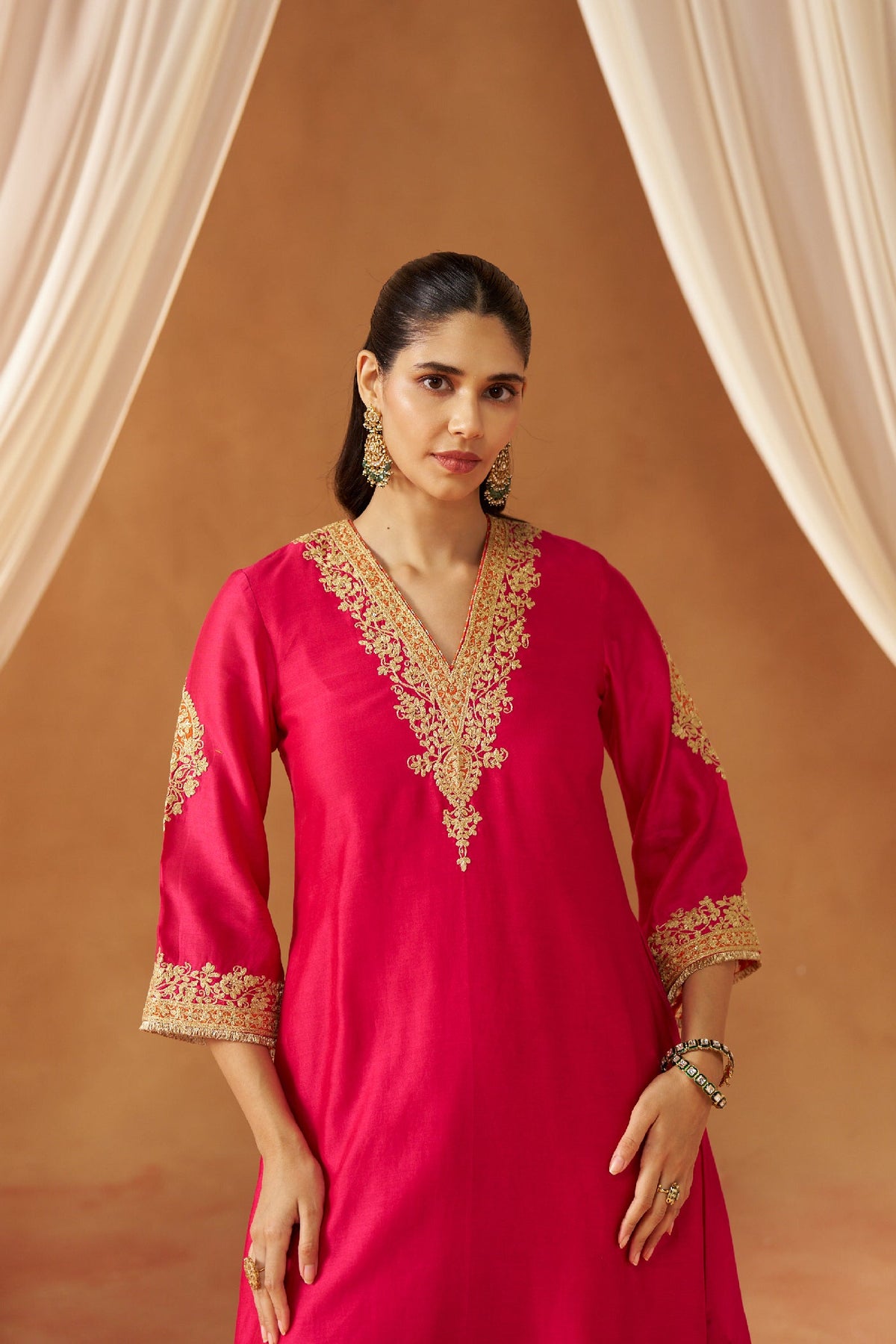 Liana Hotpink Chauga with Salwar (LXRTS)