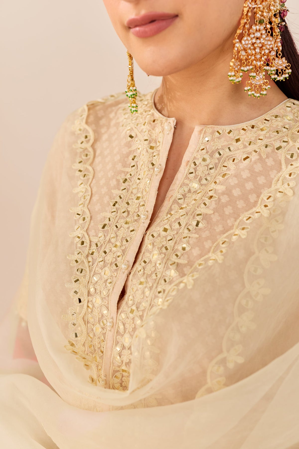 Anaisha - Carnation Pink Short Kurta With Farshi Salwar (LXRTS)