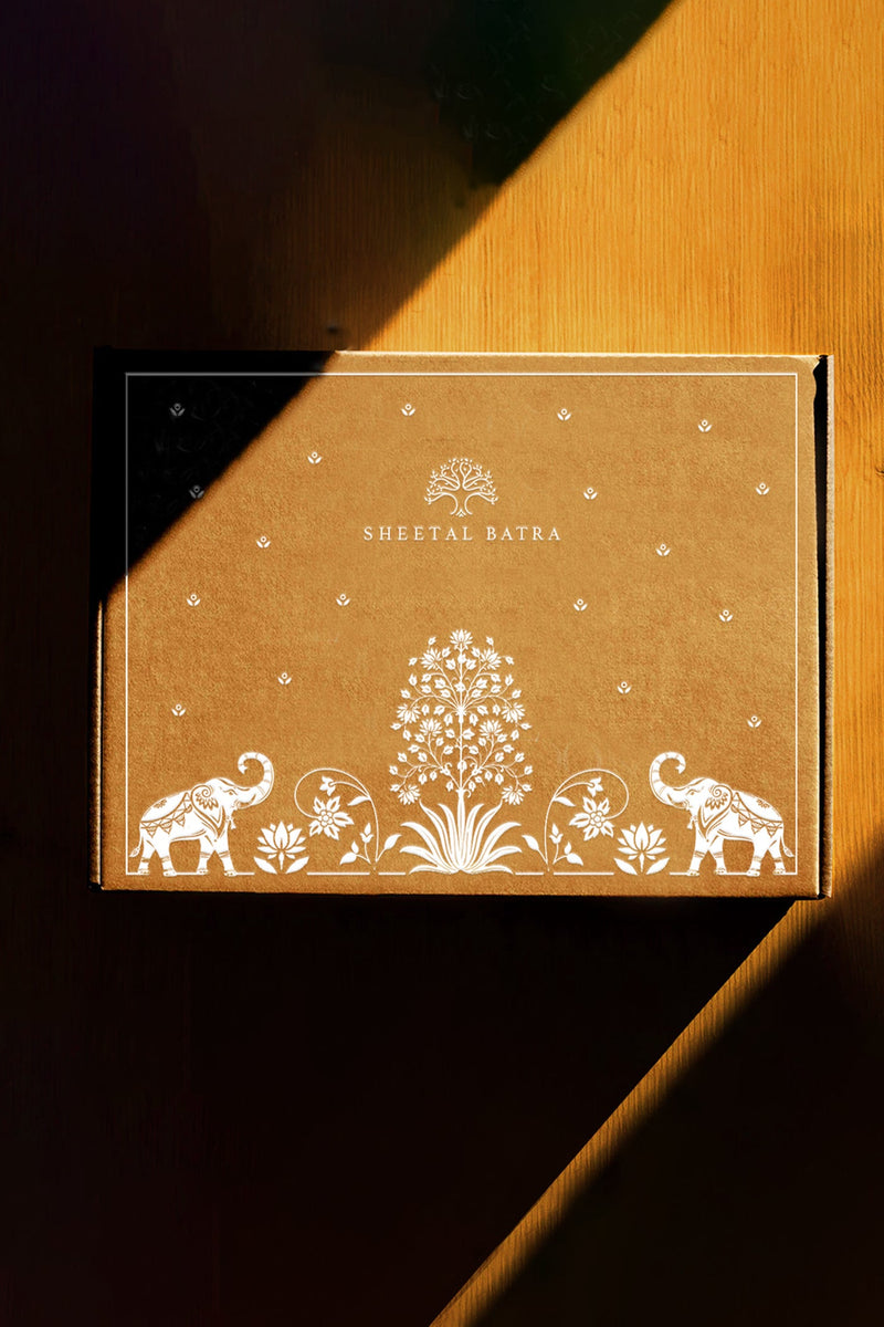Ruksha- Emerald green silk tissue organza scarf