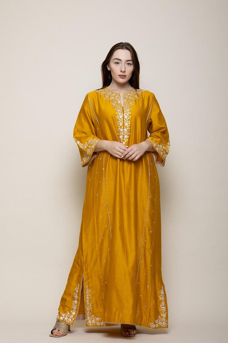 Baarizah - Glaze Mustard Abaya