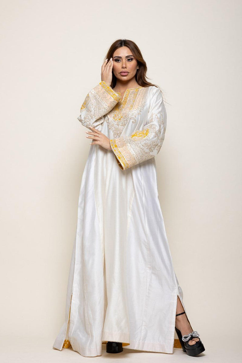 Mohsina - Daisy Ivory Abaya